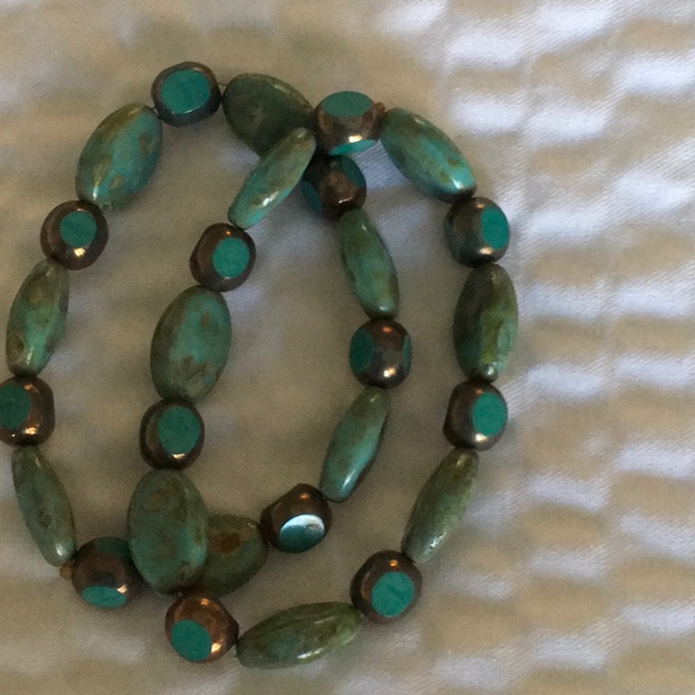Turquoise Cross Set - Picture 4 of 4